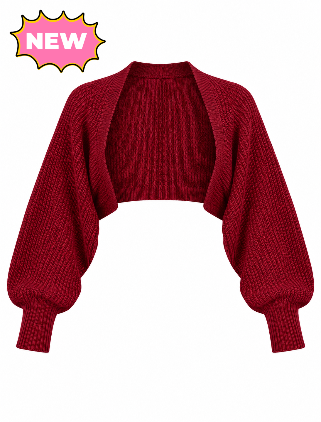 Mari Shrug (Burgundy Red)
