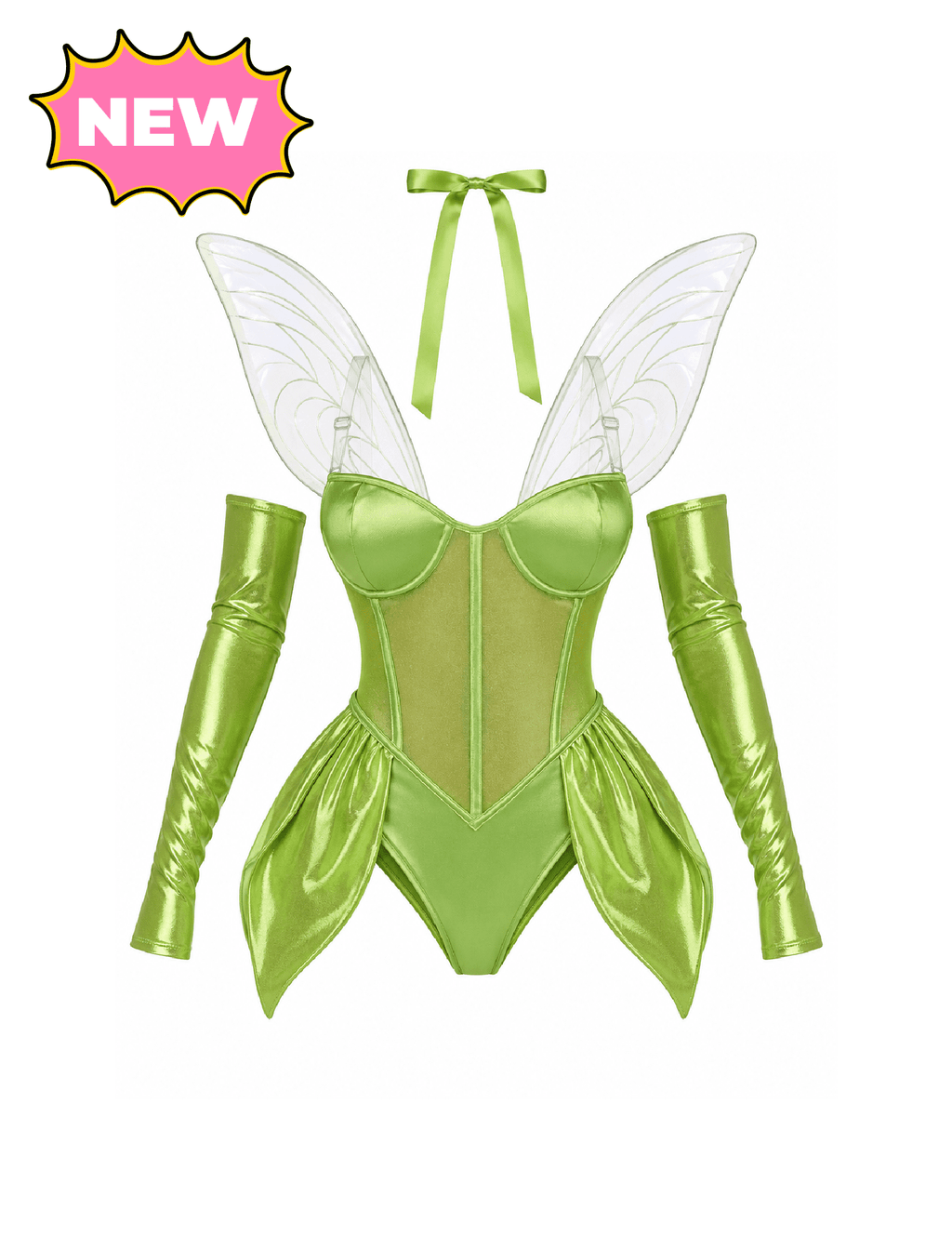 Fantasy Fairy Princess Costume (Green)