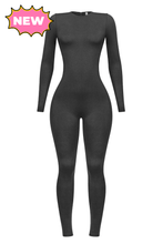 Load image into Gallery viewer, Jaxx Super Soft Long Sleeve Jumpsuit (Black)