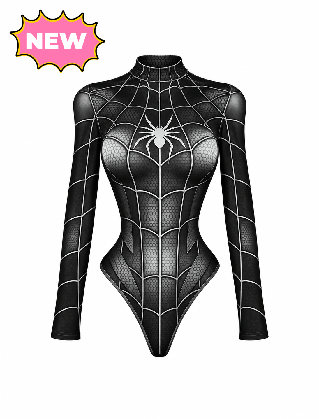 Spider Man Bodysuit Costume (Black)
