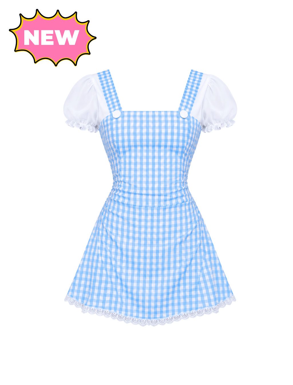 Dorthy Costume (Blue/White)