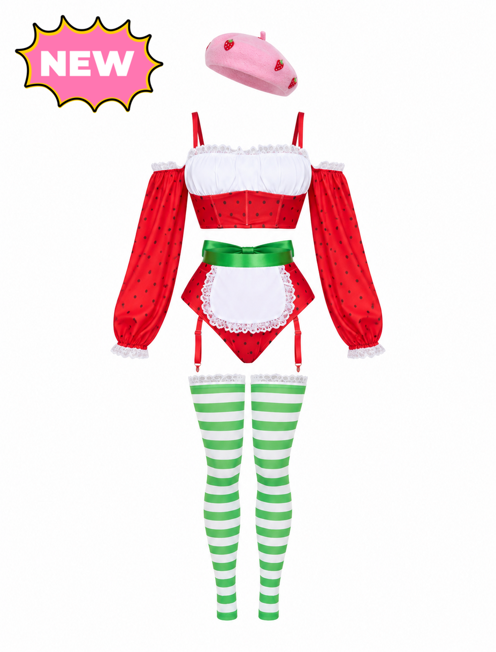 Strawberry Shortcake Costume (Pink Multi)