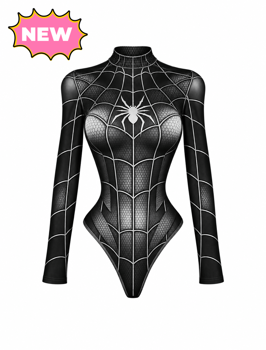 Spider Man Bodysuit Costume (Black)