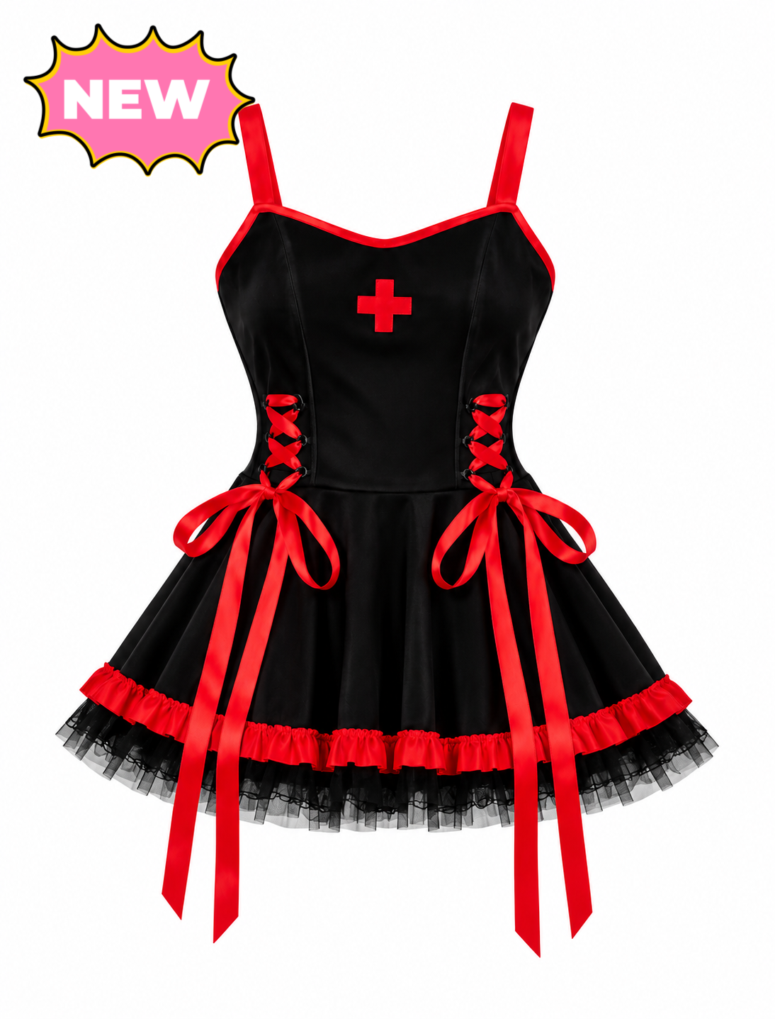 Nurse Dress Costume (Black)
