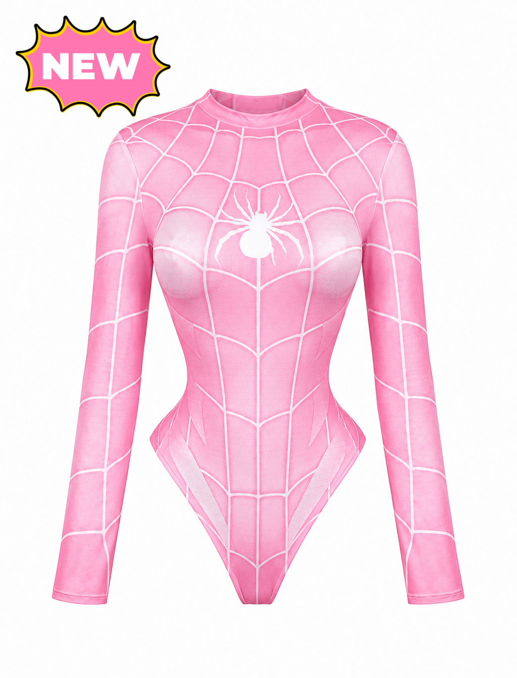 Spider Man Bodysuit Costume (Pink)
