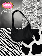 Load image into Gallery viewer, Emery Nylon Shoulder Bag (Black)