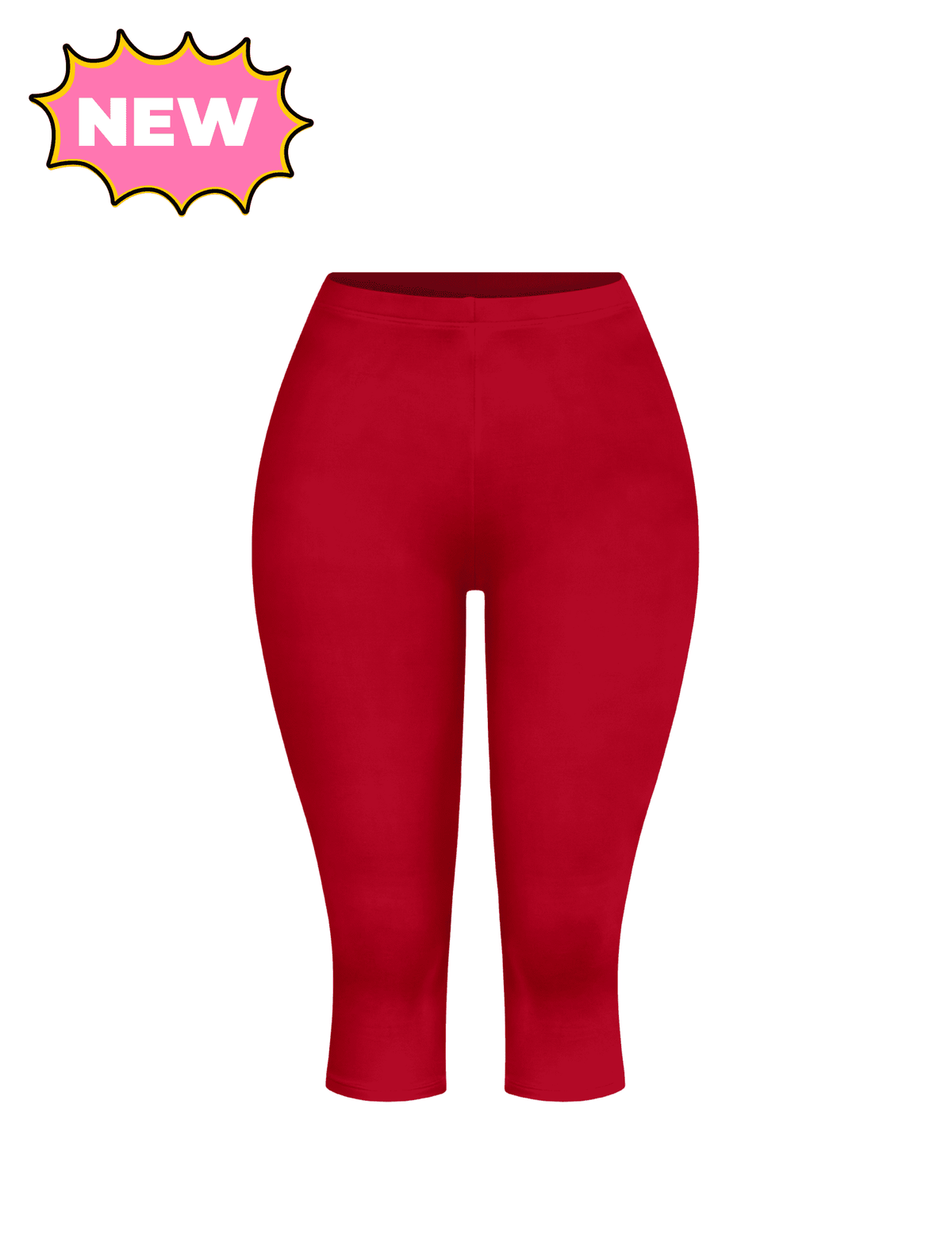 Cara Capri Leggings (Red)