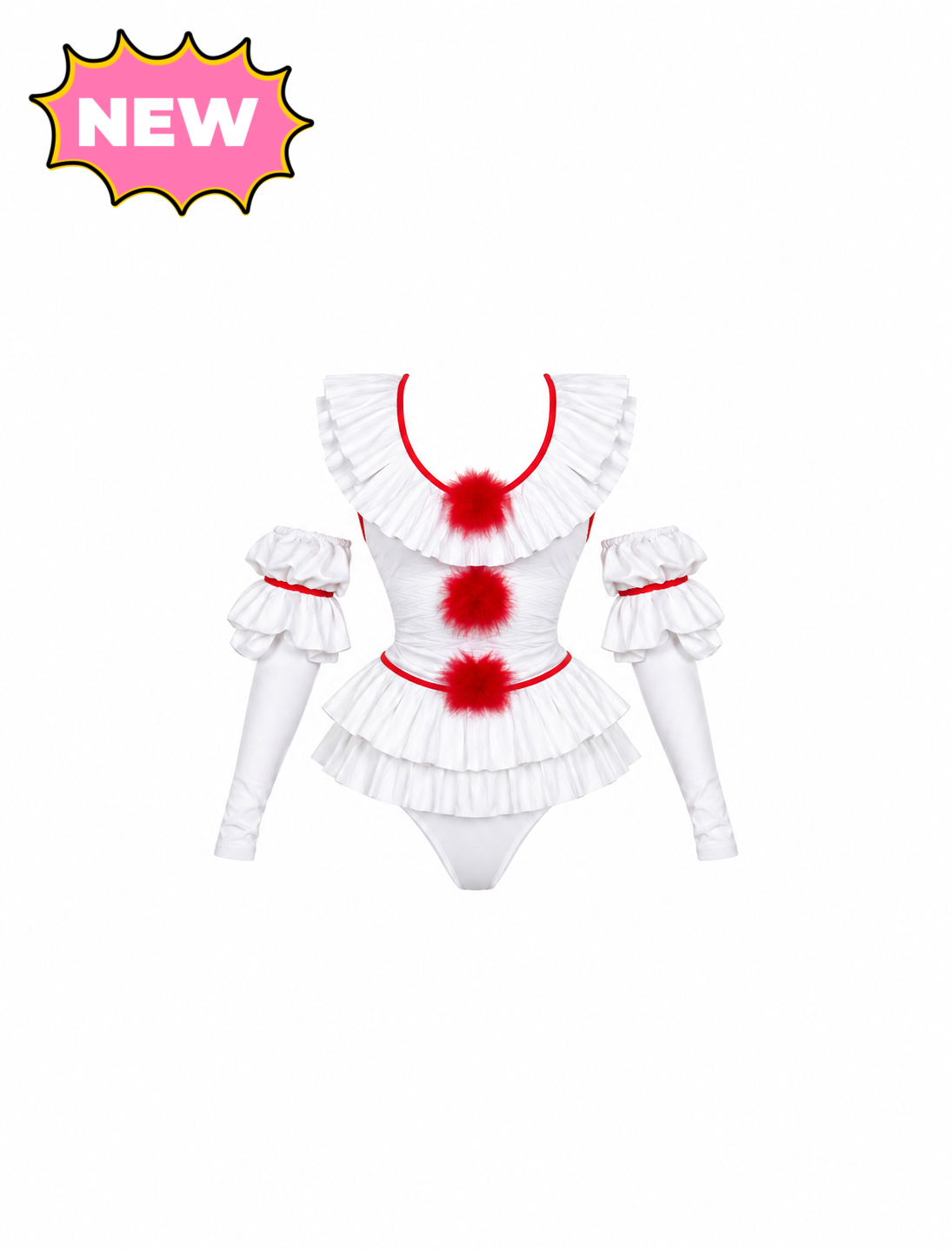 Pretty Penny Costume (White/Red)