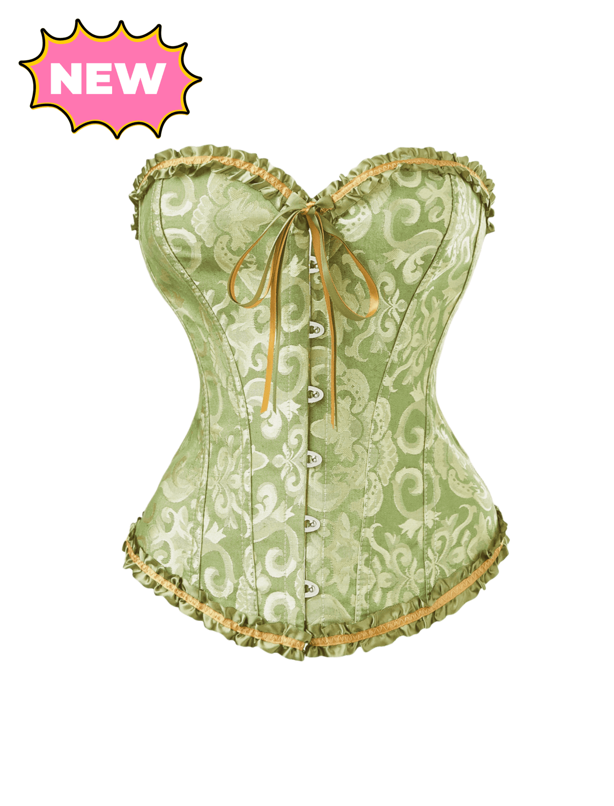 Princess Corset Top (Green/Gold)