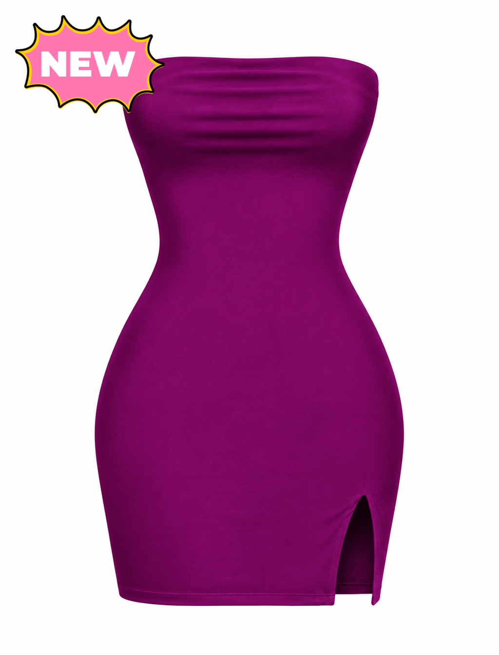 Abba Mini Tube Dress (Plum Purple)