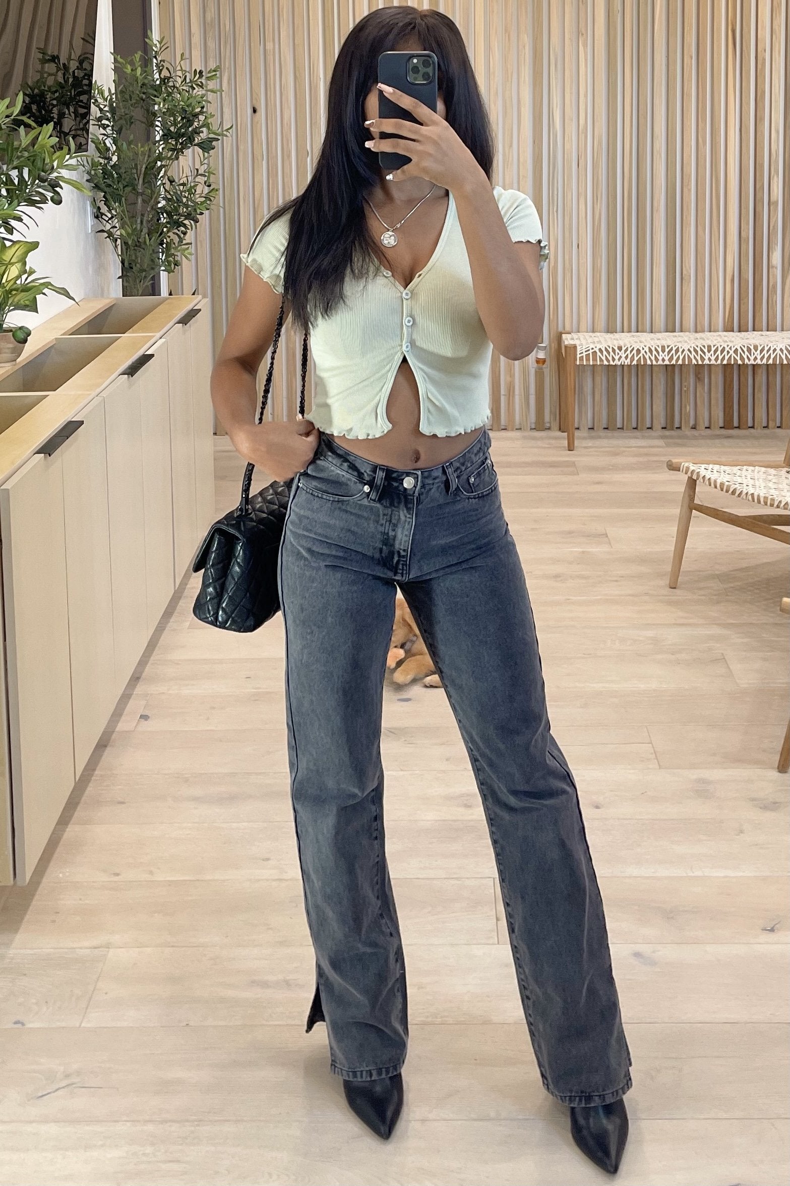 Emerly Top (Sage Green)