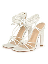 Load image into Gallery viewer, Sapphira Heels (White)
