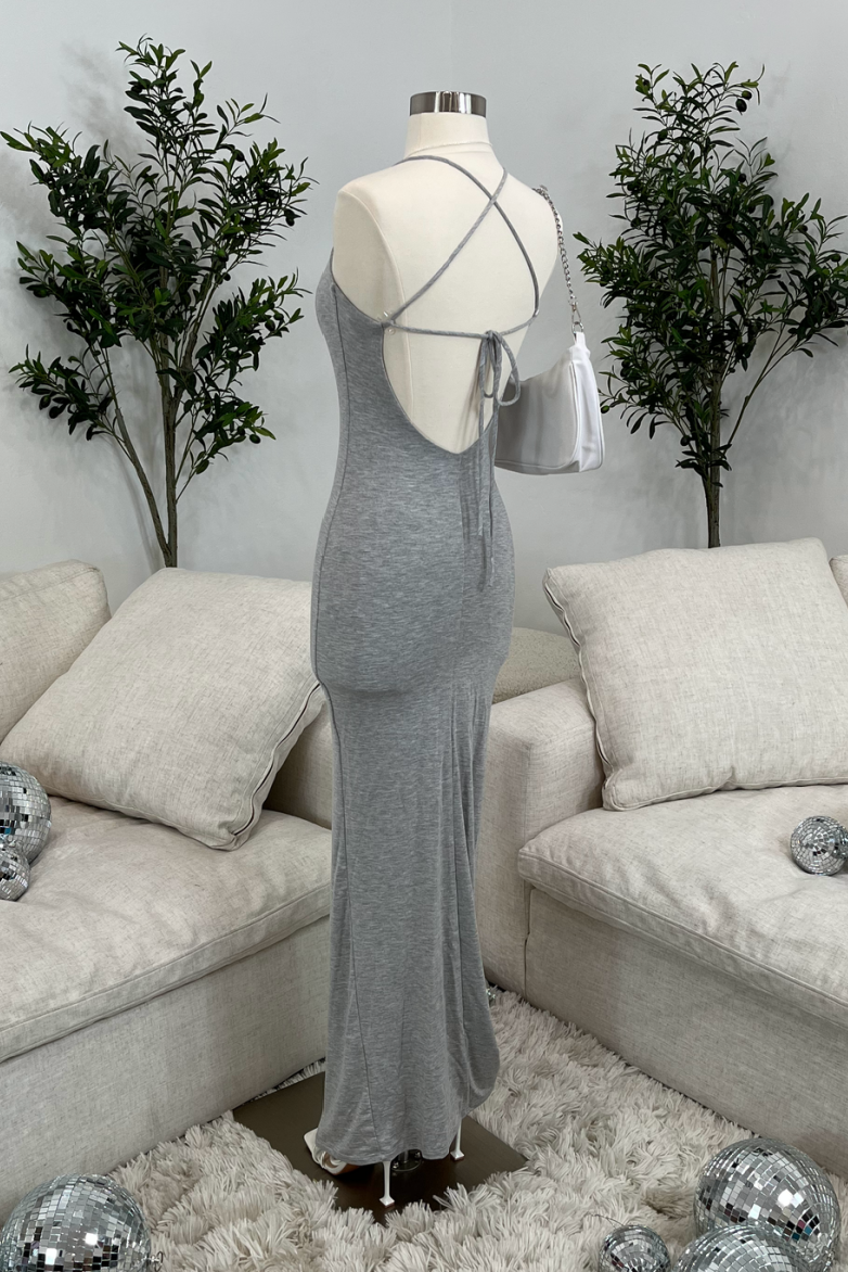 Lupa Maxi Dress (Heather Grey)