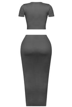 Load image into Gallery viewer, Hapi Maxi Skirt Set (Black)