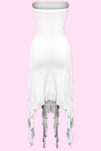 Load image into Gallery viewer, Raja Midi Ruffle Dress (Off White)