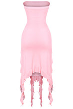 Load image into Gallery viewer, Raja Midi Ruffle Dress (Pink)