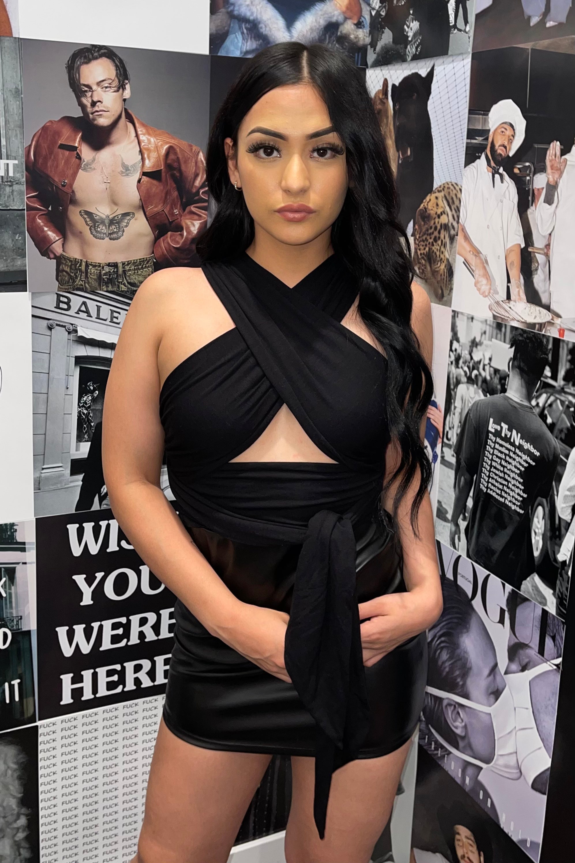 Lera Wrap Top (Black)