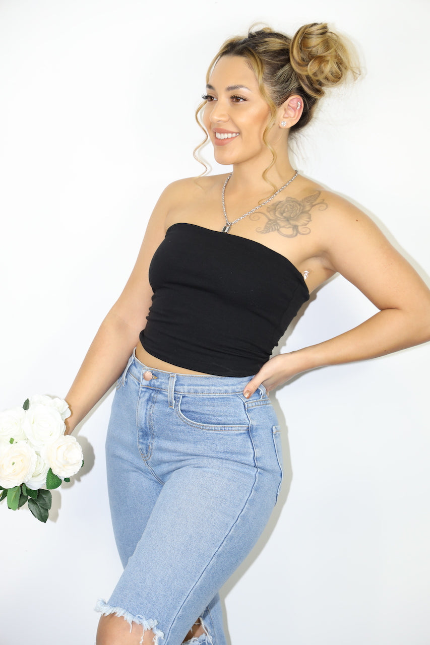 Cheryl Tube Top (Black)
