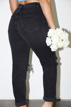 Load image into Gallery viewer, Brianne Mom Jeans (Black)