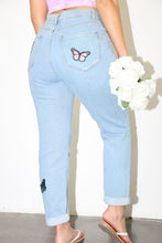 Load image into Gallery viewer, Israella Butterfly Mom Jeans (Denim)