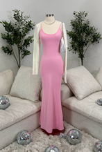 Load image into Gallery viewer, Rhea Bodycon Maxi Dress (Pink)
