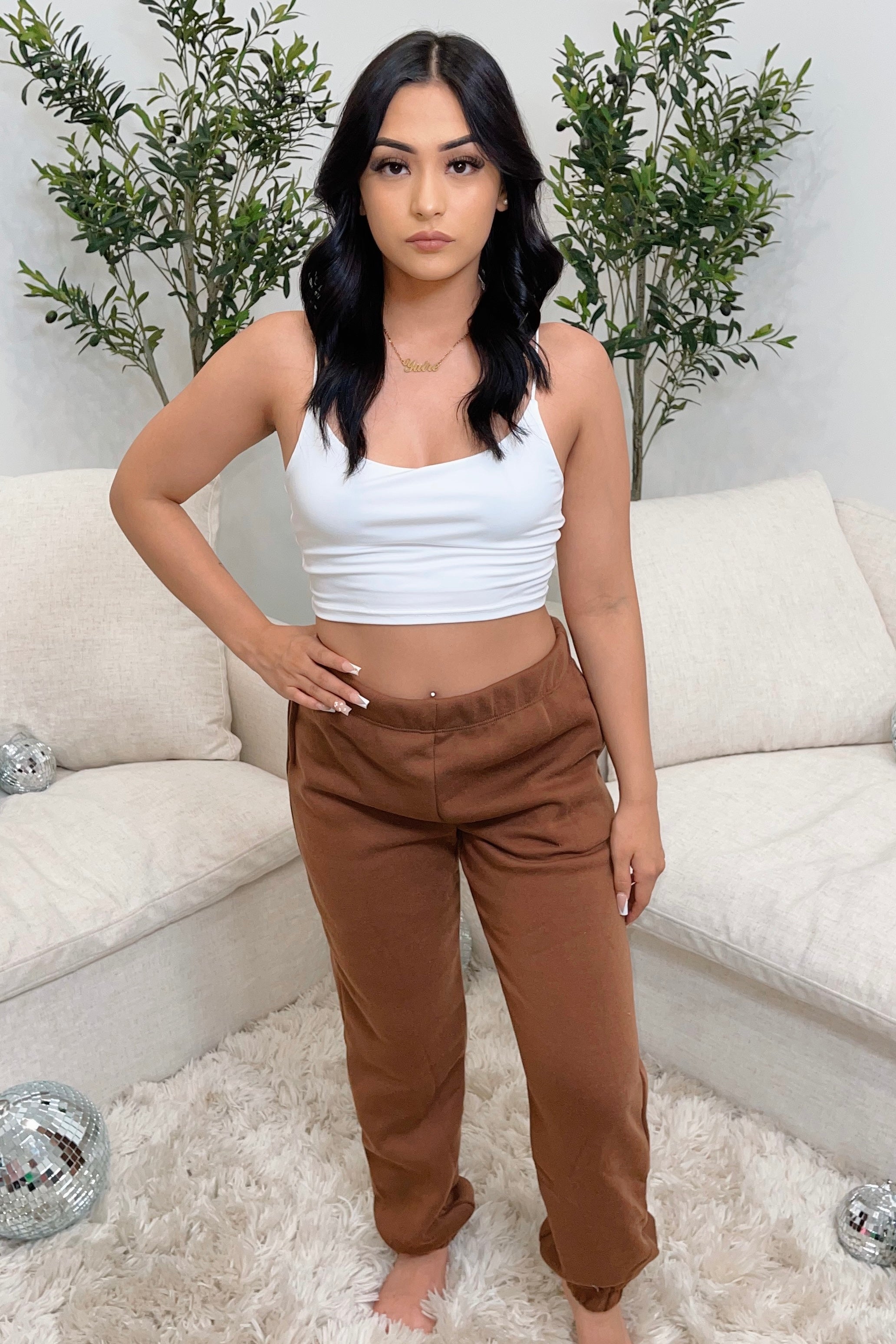 Megan Sweatpants (Chocolate Brown)