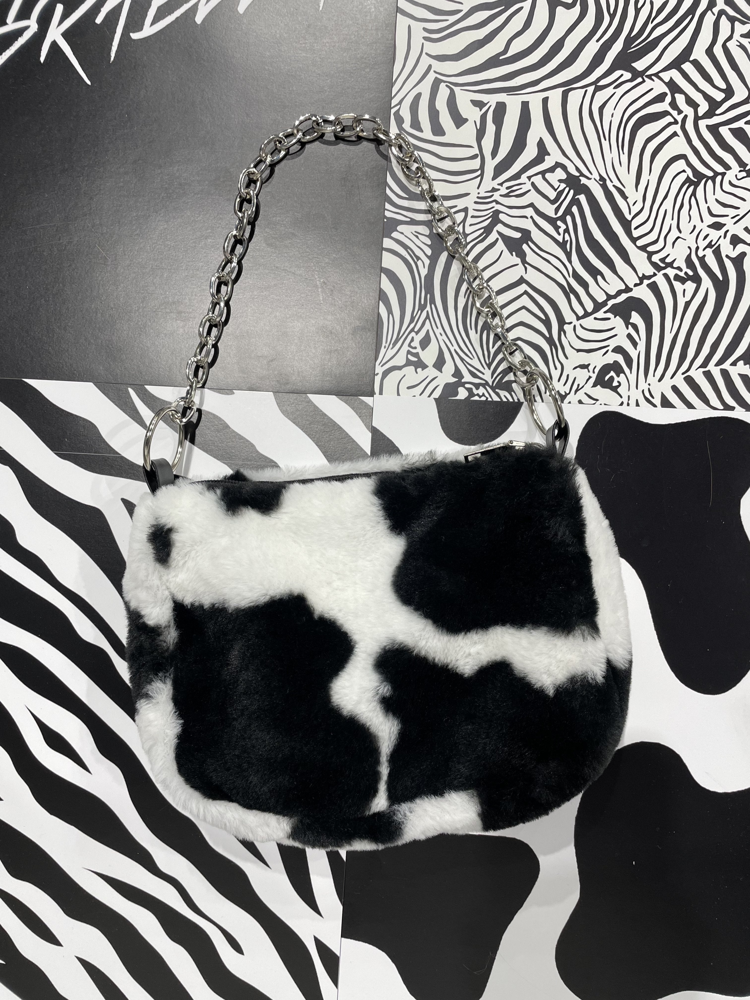 Cow print 2025 bag topshop