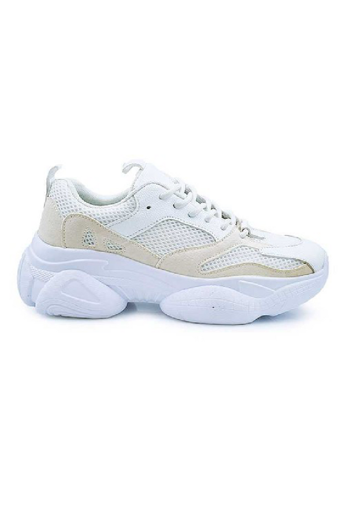 Blush Sneakers (White/Cream)