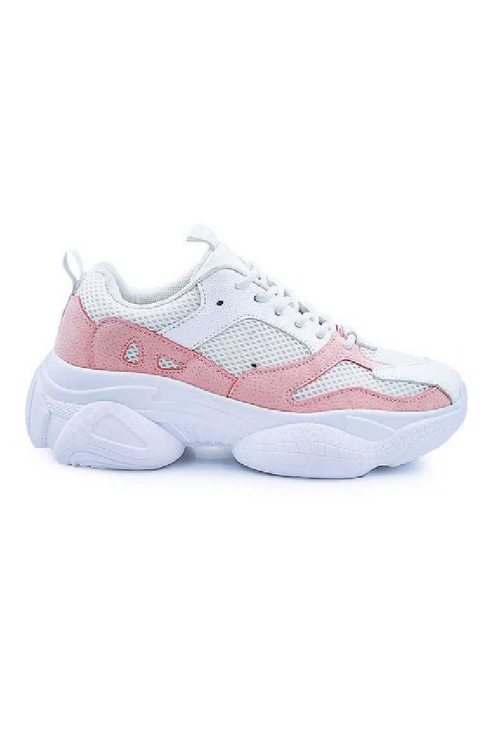 Blush Sneakers (White/Pink)