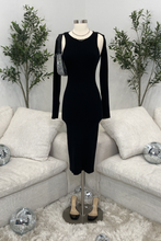 Load image into Gallery viewer, Iris Dress (Black)