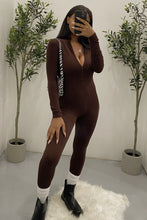 Load image into Gallery viewer, Montana Jumpsuit (Chocolate Brown)