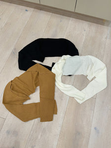 Amora Sweater Shrug (Black)