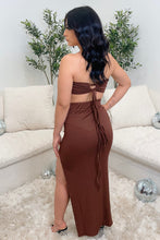 Load image into Gallery viewer, Ibiza Maxi Skirt Set (Brown)