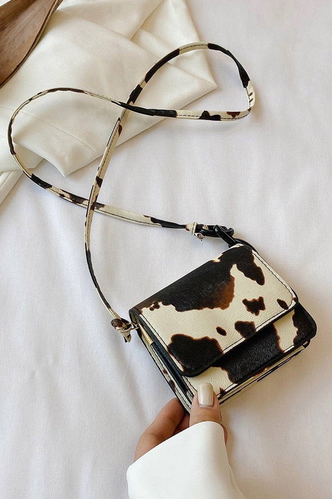 Gia Crossbody Bag (Cow/Brown)