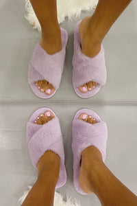 Boo Slippers (Lavender)