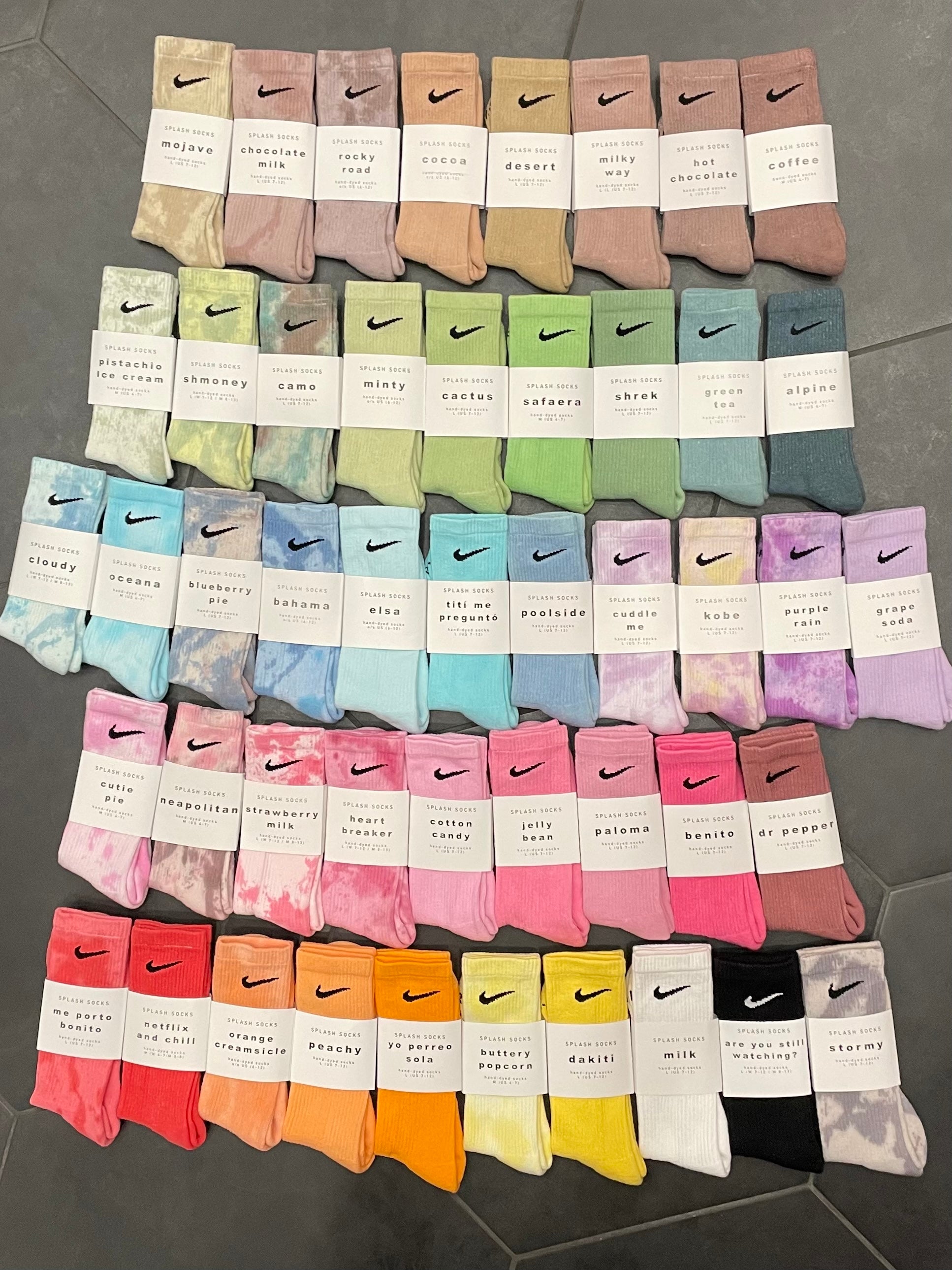 Splash Socks Single Pairs (50 Colors - 1 Pair)
