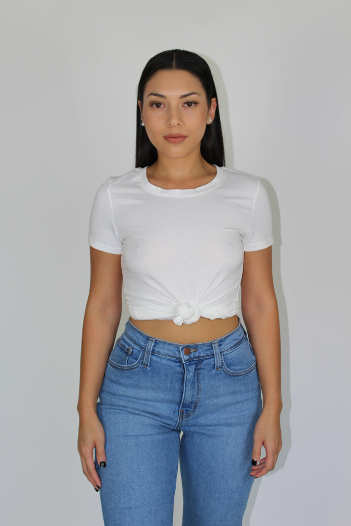 Becky Basic Tee (White)