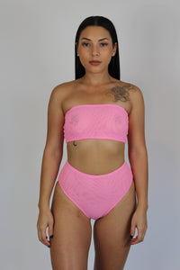 Lupe Mesh Bikini (Baby Pink)