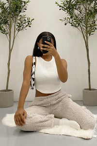 Melina Crop Top (White)