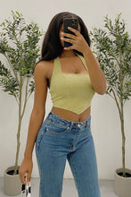 Load image into Gallery viewer, Gabrielle Halter Top (Avocado Green)