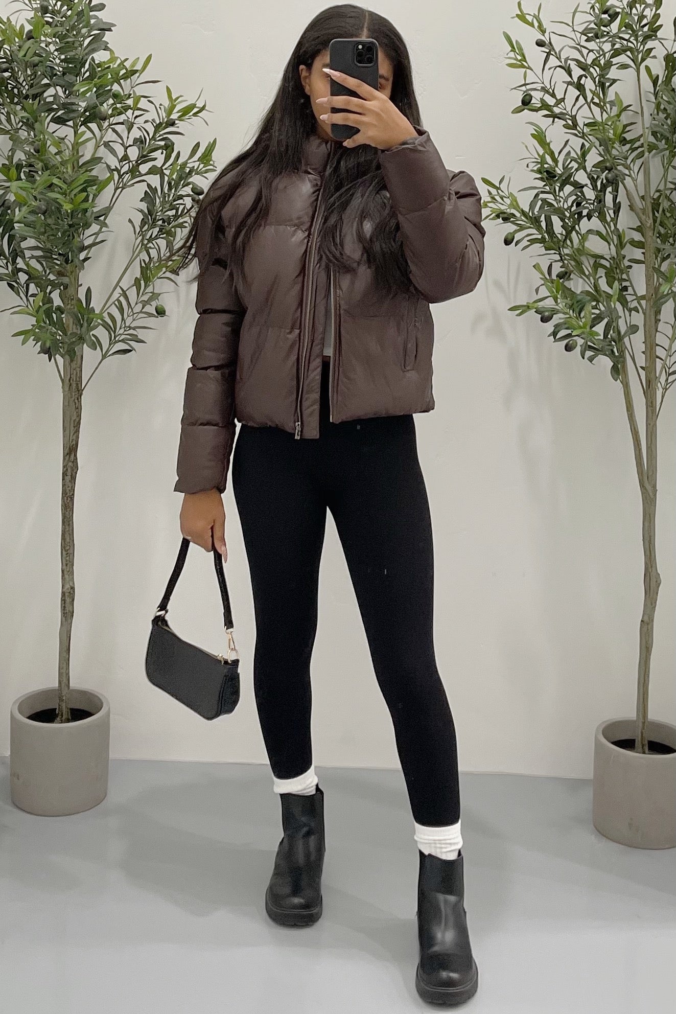 Toronto Puffer Jacket (Dark Chocolate Brown)