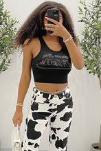 Load image into Gallery viewer, Whole Lotta Hell Crop Top (Black)