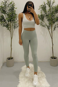 Butter Leggings (Sage Green)