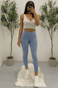 Butter Leggings (Stone Blue)