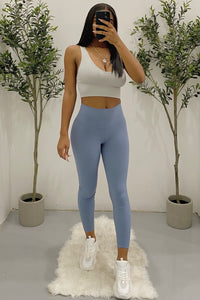 Butter Leggings (Stone Blue)