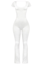 Load image into Gallery viewer, Lorna Short Sleeve Jumpsuit (Off White)