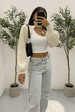 Load image into Gallery viewer, Lee Cut Out Sweater Top (Cream)