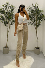 Load image into Gallery viewer, Kevin Tie Jeans (Khaki Green)