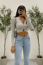 Load image into Gallery viewer, Lizzo Crop Top (Stone Grey)