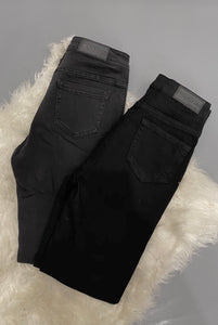 Ken High Waisted Skinny Jeans (Vintage Black)